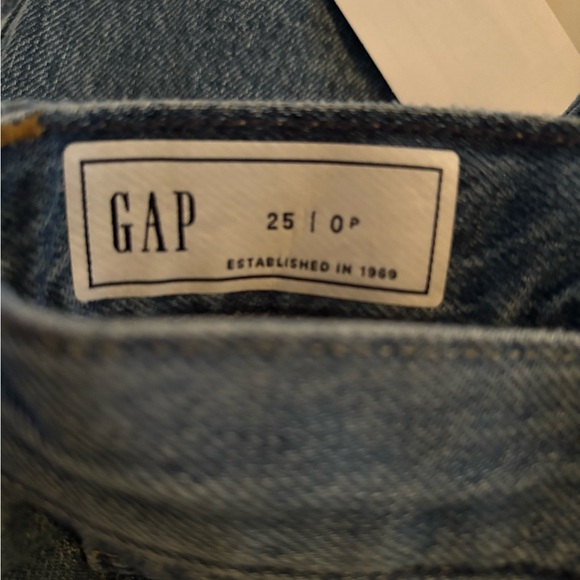 Gap NWT High Rise Horseshoe Jeans in Dark blue indigo - Picture 9 of 16